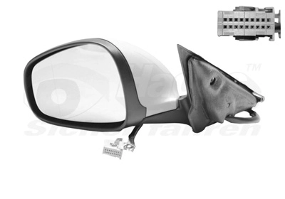 Наружное зеркало hagus VAN WEZEL 0160807