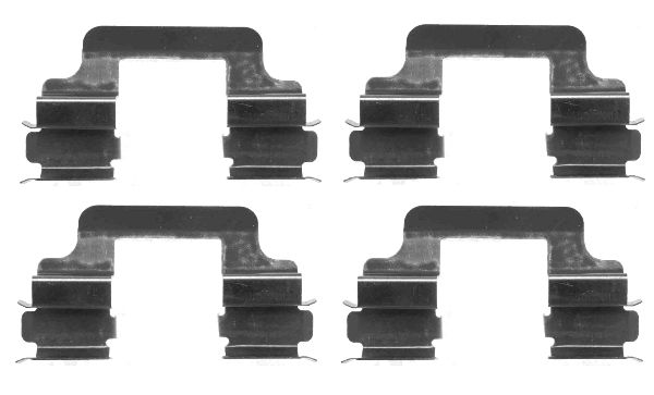 Комплектующие колодки дискового тормоза HELLA/BEHR/PAGID 8DZ 355 203-081