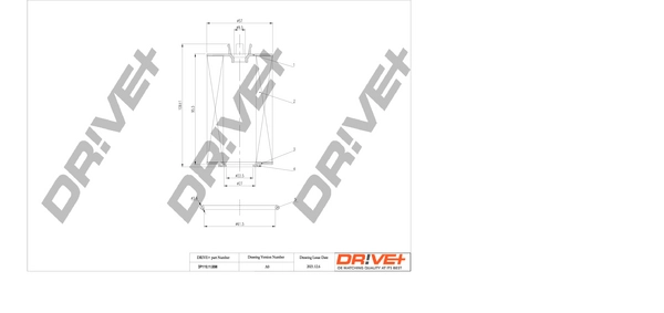 Масляный фильтр DR!VE+ DP1110.11.0098