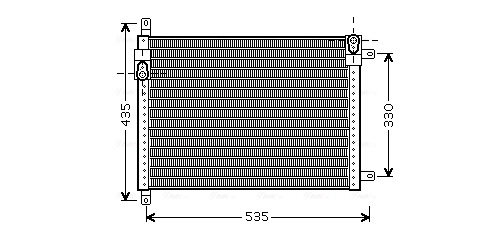 Конденсатор кондиционер AVA QUALITY COOLING LC5089