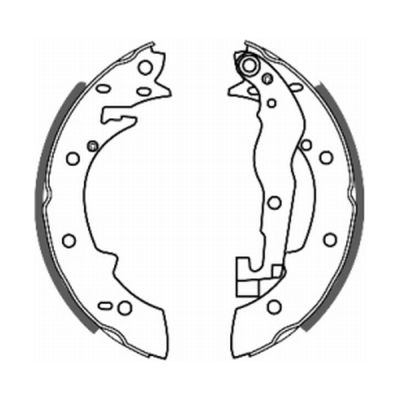 Комплект тормозных колодок ABE C0P001ABE