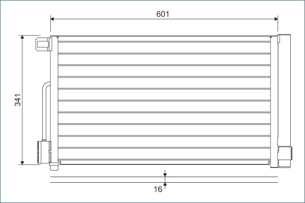 Конденсатор кондиционер VALEO 818193