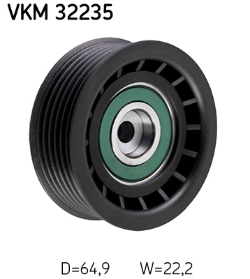 Паразитный / ведущий ролик поликлиновой ремень SKF VKM 32235