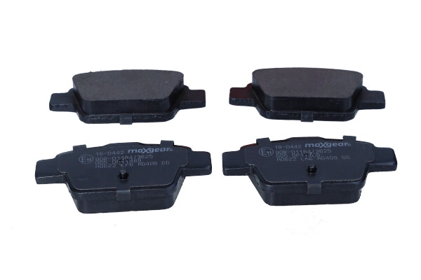 Комплект тормозных колодок дисковый тормоз MAXGEAR 19-0442