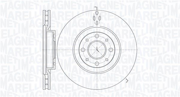 Тормозной диск MAGNETI MARELLI 361302040246