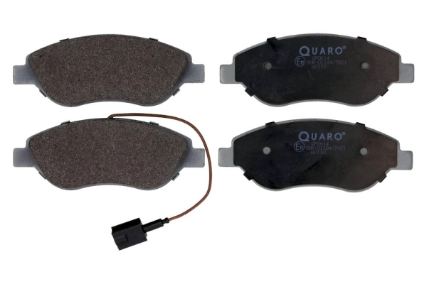 Комплект тормозных колодок дисковый тормоз QUARO QP0614