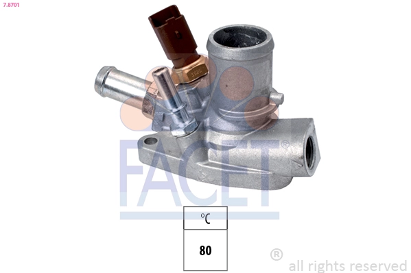 Термостат охлаждающая жидкость made in italy - oe equivalent FACET 7.8701