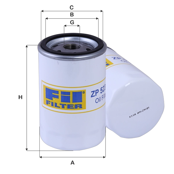 Масляный фильтр FIL FILTER ZP 523 A2