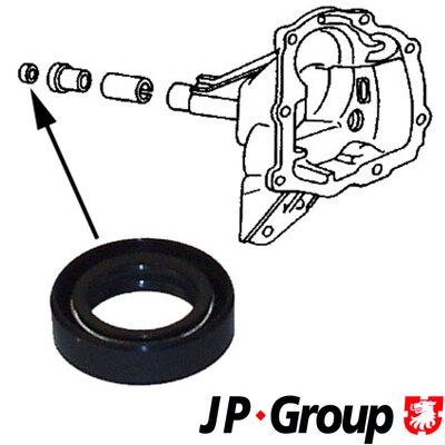Уплотняющее кольцо механическая коробка передач jp group JP GROUP 1132102200