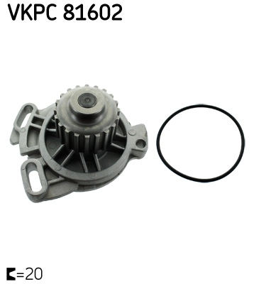 Водяной насос охлаждение двигателя SKF VKPC 81602