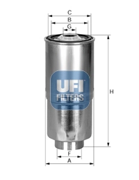 Топливный фильтр UFI 24.380.00