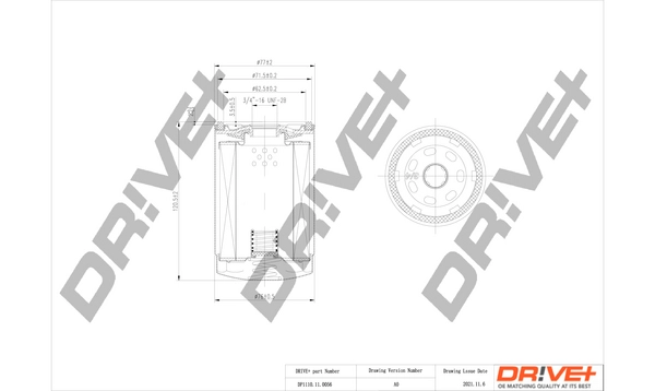 Масляный фильтр DR!VE+ DP1110.11.0056