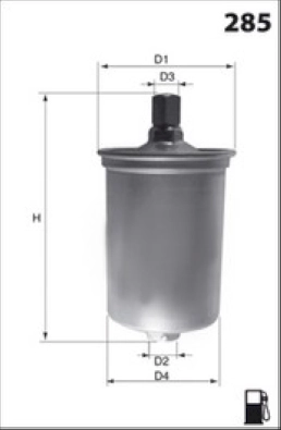 Топливный фильтр MECAFILTER ELE3570