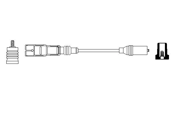 Провод зажигания BOSCH 0 356 912 882