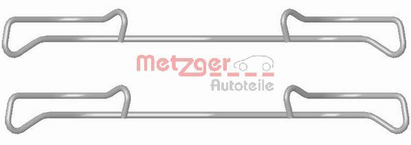 Комплектующие колодки дискового тормоза greenparts METZGER 109-1678