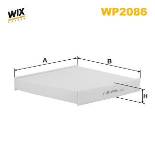 Фильтр воздух во внутренном пространстве WIX WP2086