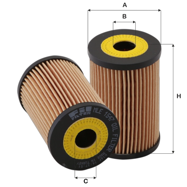 Масляный фильтр FIL FILTER MLE 1547