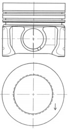 Поршень KOLBENSCHMIDT 41095620