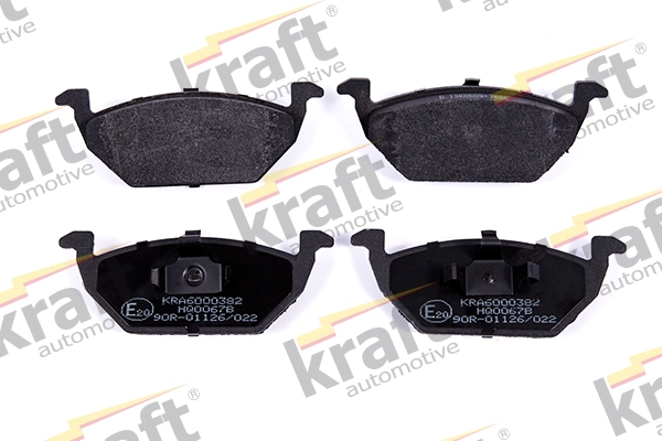 Комплект тормозных колодок дисковый тормоз KRAFT AUTOMOTIVE 6000382