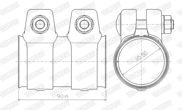 Соединительные элементы система выпуска WALKER PRODUCTS 86152