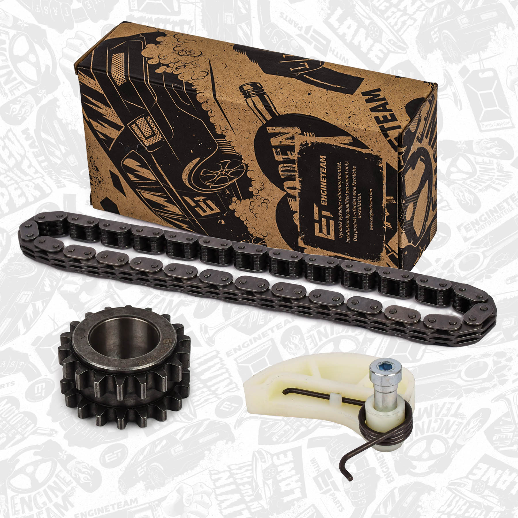 Комплект цепи привод масляного насоса boxet service kit ET ENGINETEAM RS0047