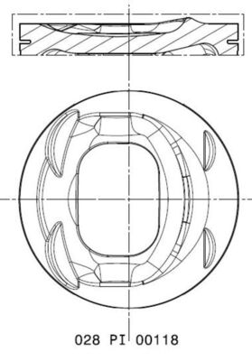 Поршень MAHLE/KNECHT 028 PI 00118 001