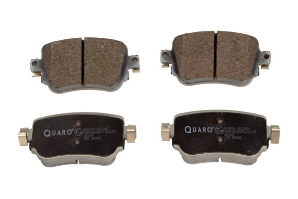 Комплект тормозных колодок дисковый тормоз QUARO QP0399