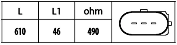 Датчик импульсов HELLA/BEHR/PAGID 6PU 009 146-541