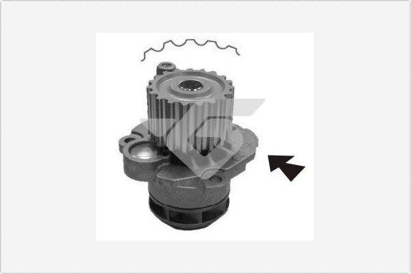 Водяной насос охлаждение двигателя HUTCHINSON WP71