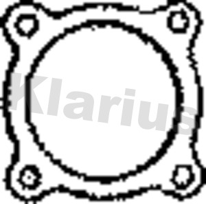 Прокладка труба выхлопного газа KLARIUS 410323