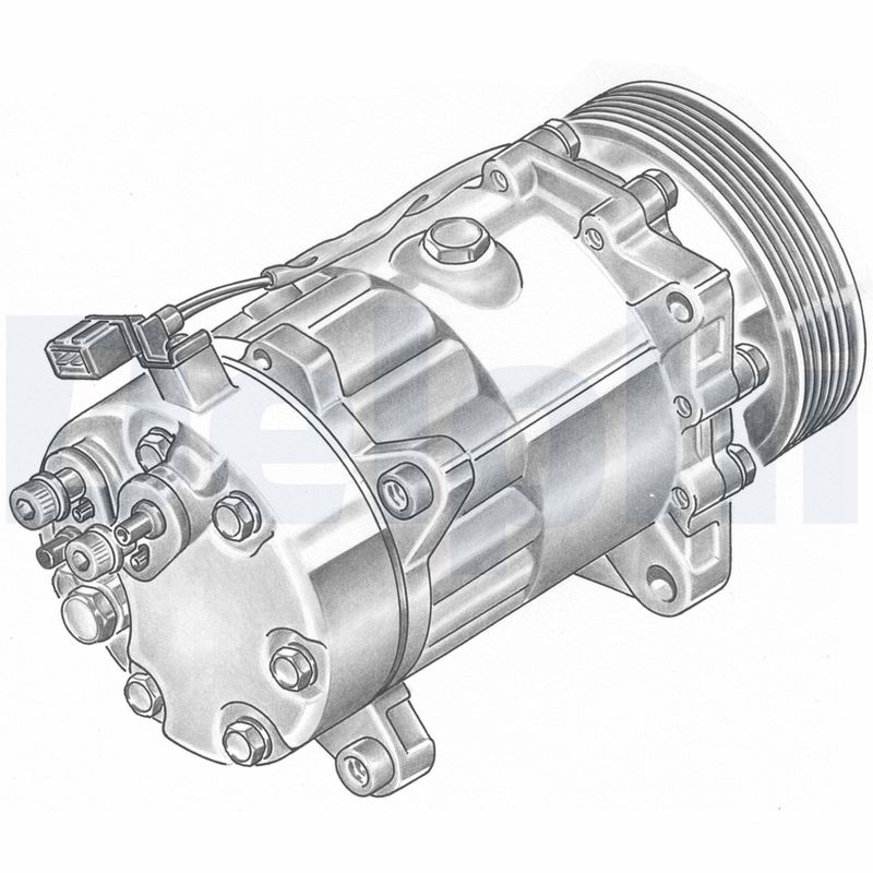 Компрессор кондиционер DELPHI TSP0155060