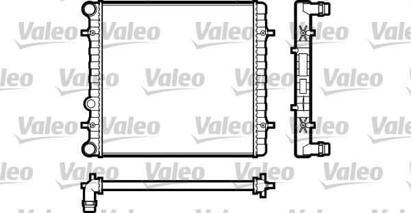 Радиатор охлаждение двигателя VALEO 731606