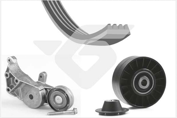 Поликлиновой ременный комплект HUTCHINSON KHV 207