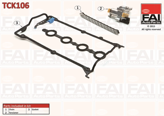 Комплект цели привода распредвала FAI AUTOPARTS TCK106