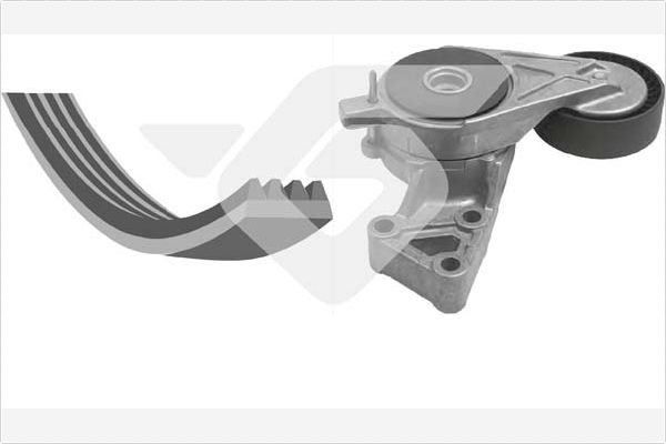 Поликлиновой ременный комплект HUTCHINSON KHV 107