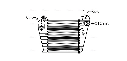Интеркулер AVA QUALITY COOLING AIA4200