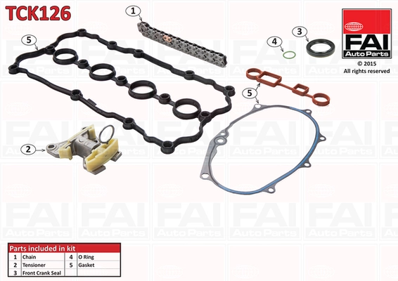 Комплект цели привода распредвала FAI AUTOPARTS TCK126