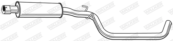 Средний глушитель выхлопных газов WALKER PRODUCTS 22880