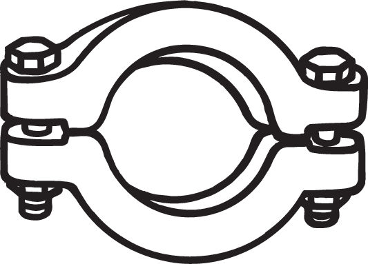 Клемма система выпуска BOSAL 254-270