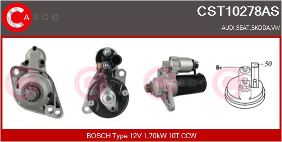 Стартер brand new hq CASCO CST10278AS