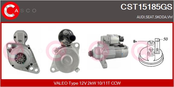 Стартер genuine CASCO CST15185GS