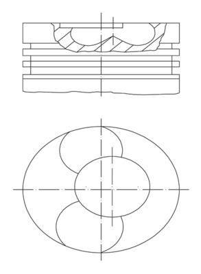 Поршень MAHLE/KNECHT 028 PI 00112 000