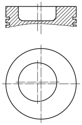 Поршень MAHLE/KNECHT 004 54 00