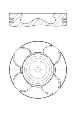 Поршень MAHLE/KNECHT 007 PI 00156 000