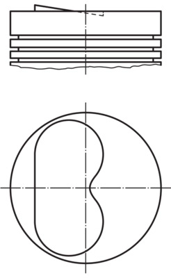 Поршень MAHLE/KNECHT 009 25 00