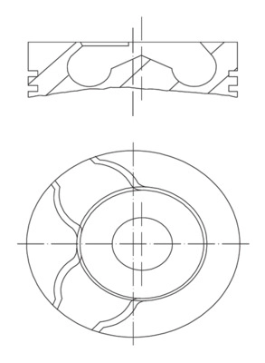 Поршень MAHLE/KNECHT 010 15 01