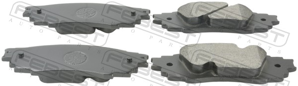Комплект тормозных колодок дисковый тормоз FEBEST 0101-GYL25R