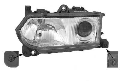 Основная фара VAN WEZEL 0145962