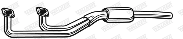 Предглушитель выхлопных газов WALKER PRODUCTS 02124
