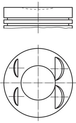 Поршень MAHLE/KNECHT 021 PI 00127 000